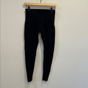 Set Active Black Leggings Sz M